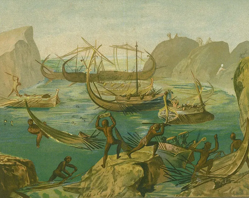 Odysseus among the Laestrygonians